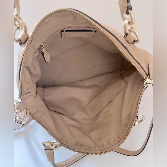 Coach Pebble Leather Small Kelsey Satchel Crossbody Bag - Picture 8 of 10